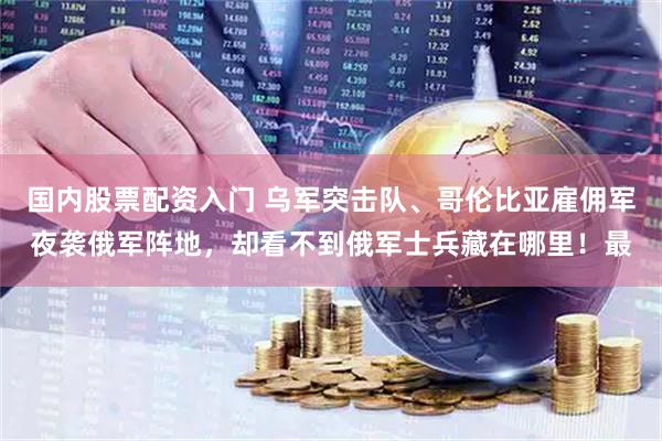 国内股票配资入门 乌军突击队、哥伦比亚雇佣军夜袭俄军阵地，却看不到俄军士兵藏在哪里！最